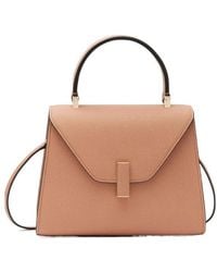 Valextra - Iside Foldover Mini Top Handle Bag - Lyst