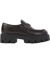 Prada - Stride Chunky Flat Shoes - Lyst