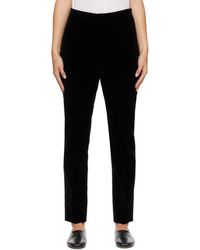 Rohe - Cigarette Leg Velvet Tailored Trousers - Lyst