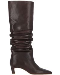 Alohas - Kalila Square Toe Knee-High Boots - Lyst