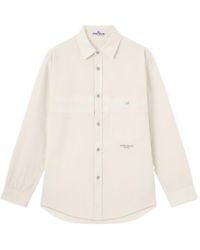 Stone Island - Patch-Pocket Shirt Jacket - Lyst