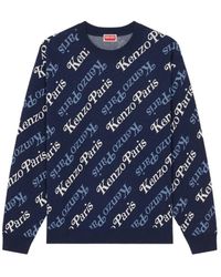 KENZO - All-Over Monogram Printed Jumper - Lyst