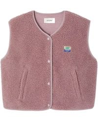 American Vintage - Sleeveless Fleece Jacket - Lyst
