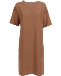 Fabiana Filippi - Lurex Knit Dress - Lyst