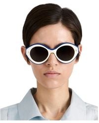 JW Anderson - Oval-Frame Tinted Sunglasses - Lyst
