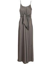 Emporio Armani - Bow Long Dress - Lyst