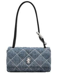 Marc Jacobs - The Quilted Denim Mini Dual Quilted Shoulder Bag - Lyst