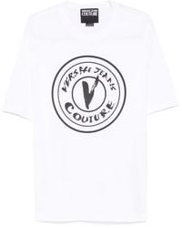 Versace Jeans Couture - V-Emblem T-Shirt - Lyst