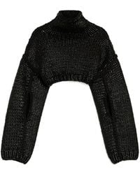 Sportmax - High Neck Cut-Out Detailed Jumper - Lyst