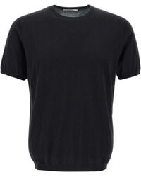 Kangra Cashmere - Kangra Crew Neck T-Shirt - Lyst