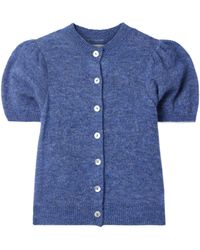 Doen - Anisa Puff-Sleeve Cardigan - Lyst
