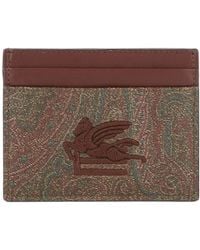 Etro - Paisley Print Cardholder - Lyst