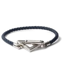 Prada - Braided Nappa Leather Bracelet - Lyst