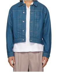 BOSS - Logo Patch Denim Jacket - Lyst