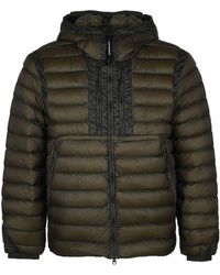 C.P. Company - Goggle Quilted Jacket - Lyst