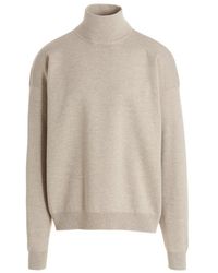 Fear Of God - Logo Patch Turtle Neck Jumper - Lyst