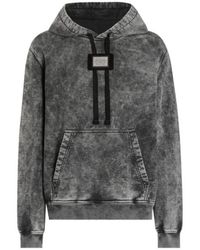 Dolce & Gabbana - Logo-Patch Hoodie - Lyst