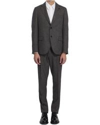 Lardini - Single-Breasted V-Neck Suit - Lyst