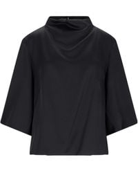 Dries Van Noten - Relaxed-Fit High-Neck Top - Lyst