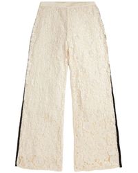 Polo Ralph Lauren - Lace-Sequin Trousers - Lyst
