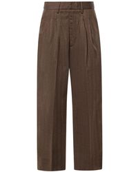 Dondup - Pleated Wide-Leg Pants - Lyst