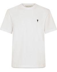 Ami Paris - Logo Short-Sleeved T-Shirt - Lyst