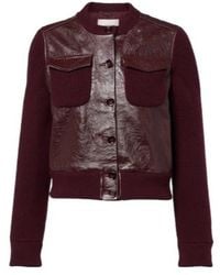 Dorothee Schumacher - It's A Match Cropped Leather Jacket - Lyst