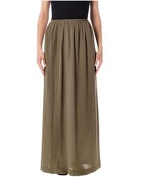Frankie Shop - Elastic Waist Midi Skirt - Lyst