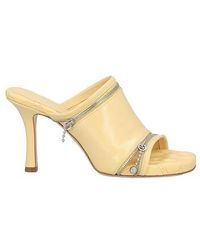 Burberry - Simple Leather Sandals - Lyst