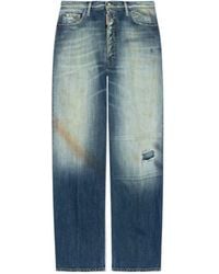 DSquared² - Medium Rusty Nail Wash Loose Distressed Jeans - Lyst