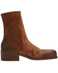 Marsèll - Marsèll Cassello Square Toe Ankle Boots - Lyst