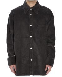 Ami Paris - Corduroy Velvet Overshirt - Lyst