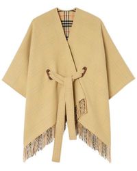 Burberry - Wool Tay Cape - Lyst