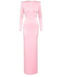 Alex Perry - Daley Cutout Satin Crêpe Maxi Dress - Lyst