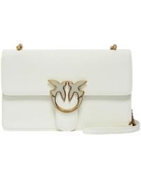 Pinko - Love Birds Foldover Top Shoulder Bag - Lyst