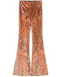 Etro - Paisley Print Pants - Lyst
