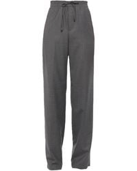 Maison Margiela - Solid Color Wool Pants - Lyst