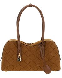 Stella McCartney - Logo Detailed Zipped Shoulder Bag - Lyst