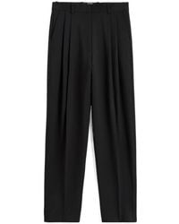 TOTEME - Totême High-Waisted Straight-Leg Trousers - Lyst