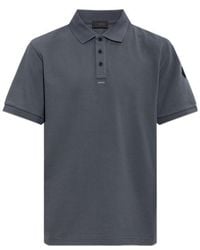Moncler - Logo Placket Polo Shirt - Lyst