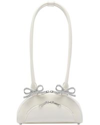 Self-Portrait - Mini Curved Shoulder Bag - Lyst