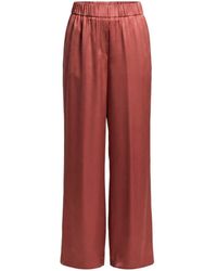 Peserico - Elasticated-Waist Wide Leg Trousers - Lyst