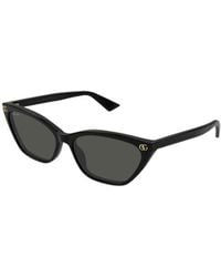 Gucci - Eyewear Oval Frame Sunglasses - Lyst