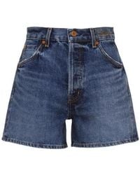 Chloé - Chloé High Waist Denim Shorts - Lyst