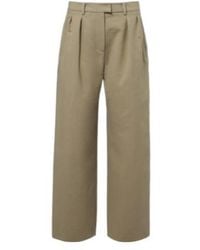 Magda Butrym - Cotton Wide-Leg Pants - Lyst