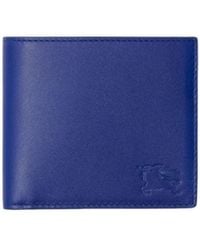 Burberry - Equestrian Knight Logo Embossed Bi-Fold Wallet - Lyst