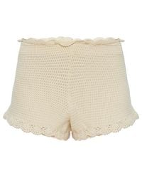 Posse - Dylan Crochet Trim Shorts - Lyst