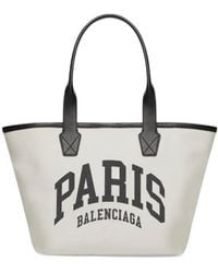 Balenciaga - Borsetta Tote Cities Paris Jumbo Da Donna - Lyst