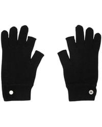 Rick Owens - Ribbed Gloves - Lyst