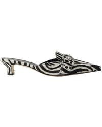 Aeyde - Pointed Toe Kitten Heel Mules - Lyst